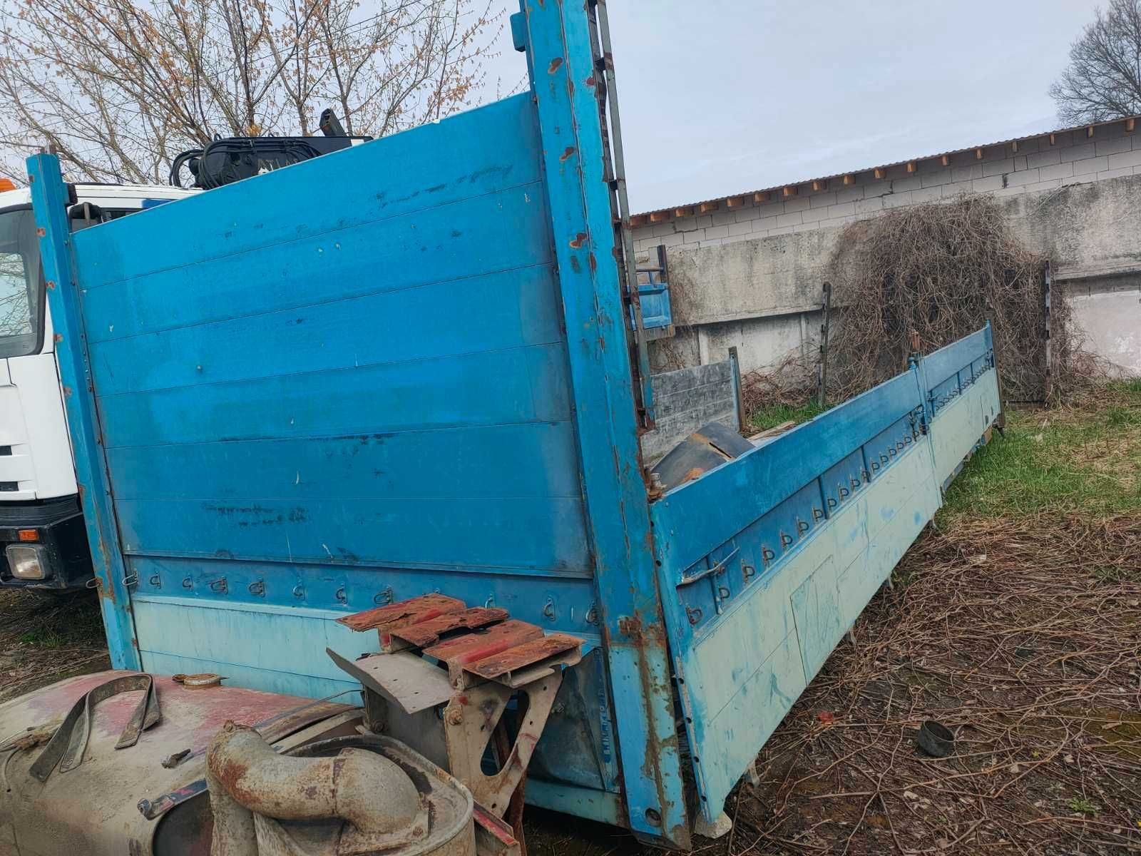 Бортовий кузов під кран маніпулятор, платформа під маніпулятор 7х2.43м