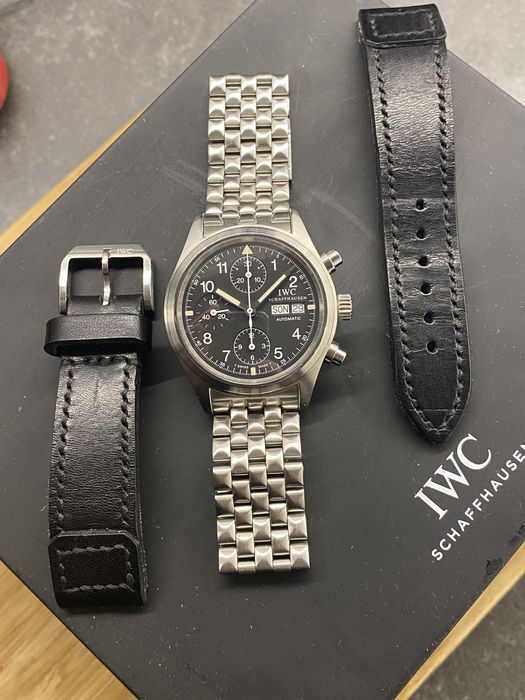 IWC Schaffhausen  * chronoflieger * po serwisie * gw 12m * bransoleta