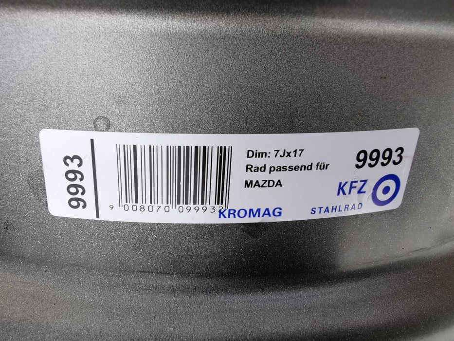 4x felgi stalowe struktura 7Jx17 Mazda CX-5 ET50 nowe Alcar