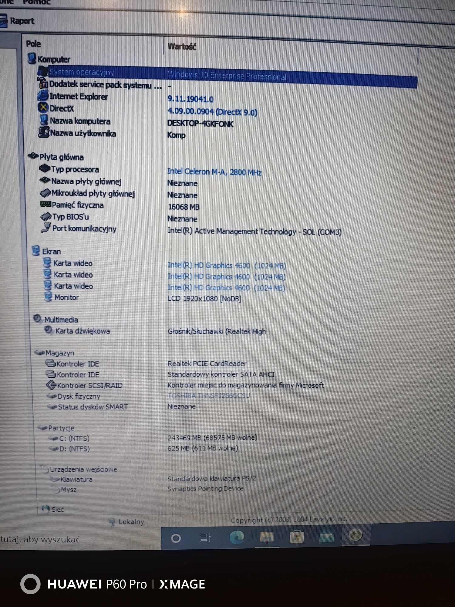 Laptop Lenovo ThinkPad T540p