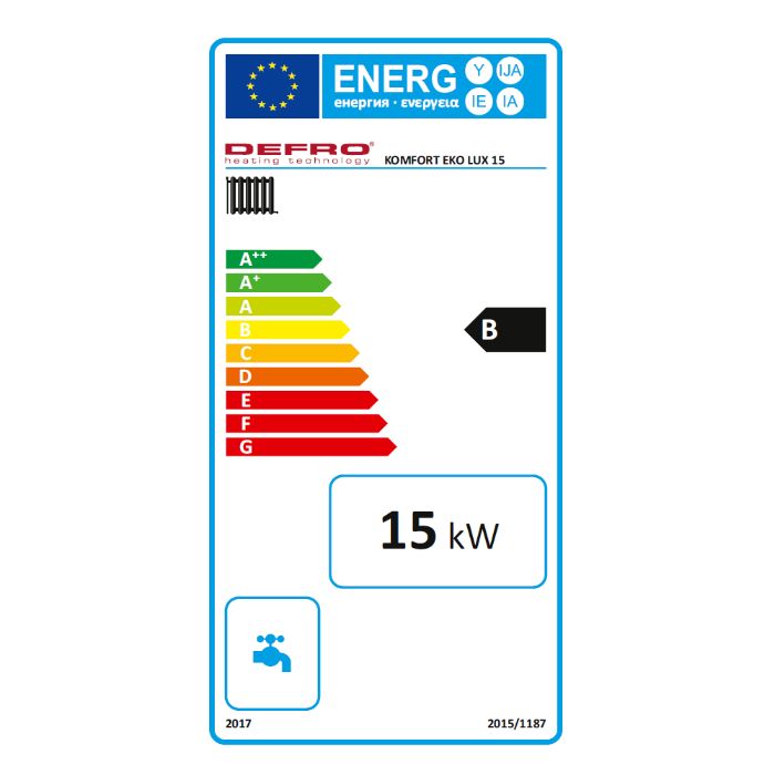 Kocioł piec DEFRO KOMFORT EKO LUX 15kw 5klasa Żnin