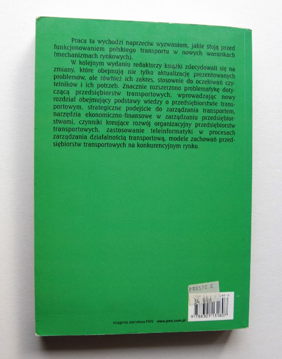 Transport – Włodzimierz Rydzkowski, Krystyna Wojewódzka-Król