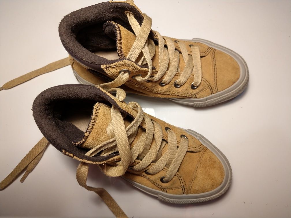 Trampki Converse piaskowy zamsz 28,5 17,5cm
