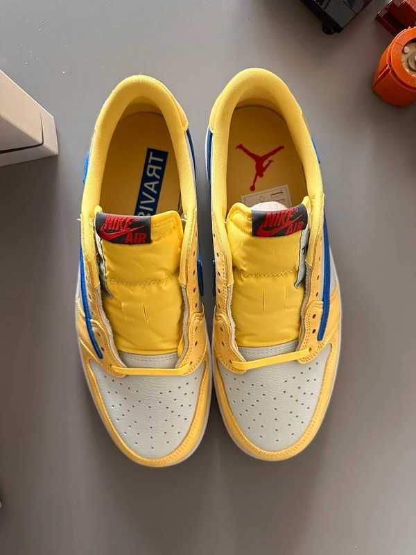 Travis Scott x Jordan Air Jordan 1 Low OG Canary Yellow R.42