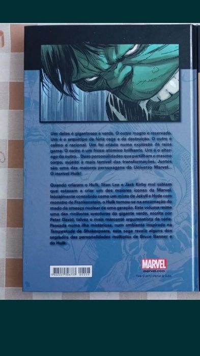 Comic Marvel em Capa Dura: Hulk