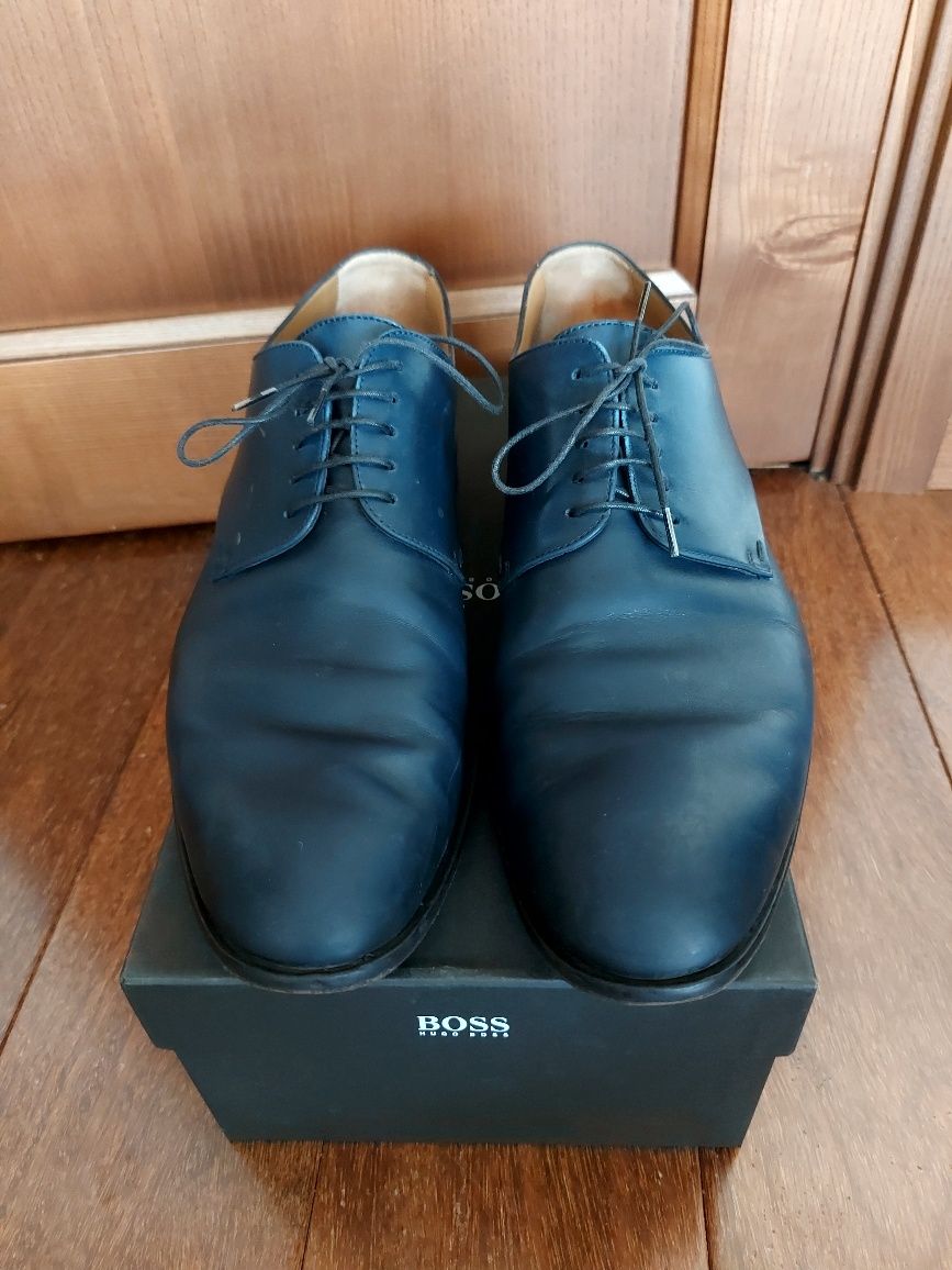 Туфли кожаные Hugo Boss,Italy,размер 44-45
