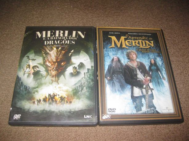 2 Filmes em DVD "Merlin"