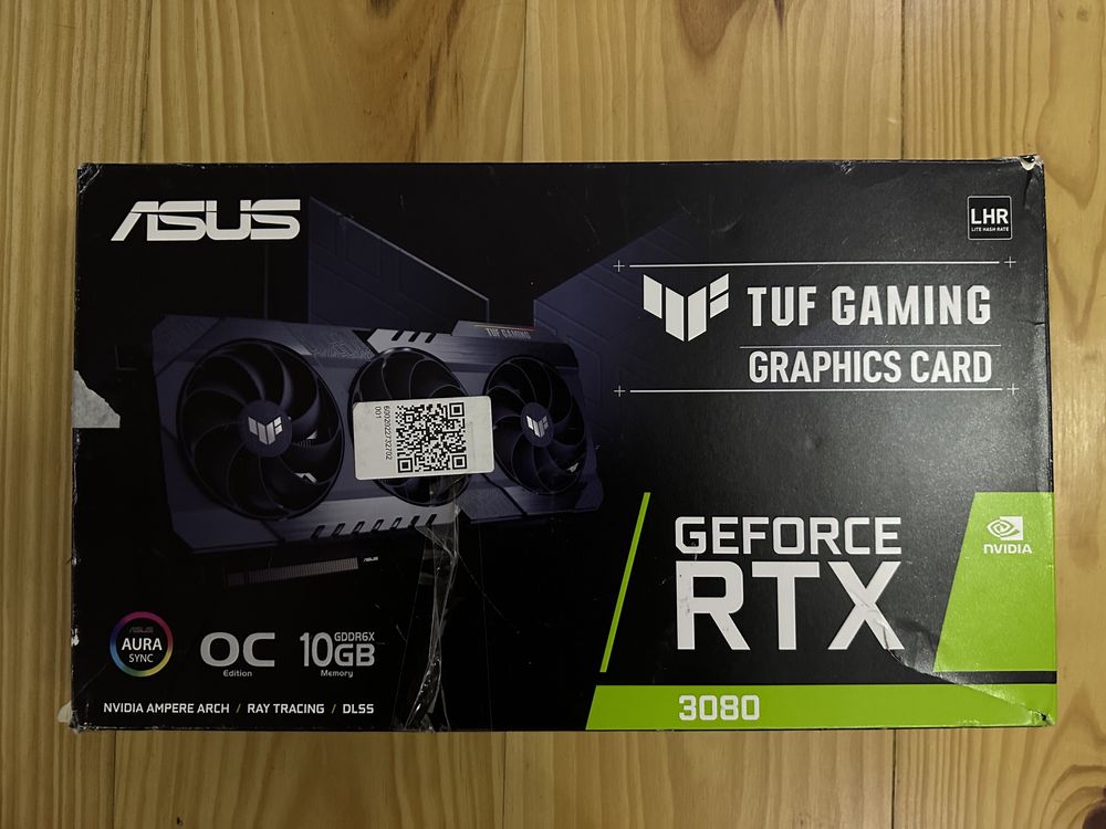 Asus TUF Gaming GeForce RTX 3080 V2 OC Edition LHR 10GB GDDR6X