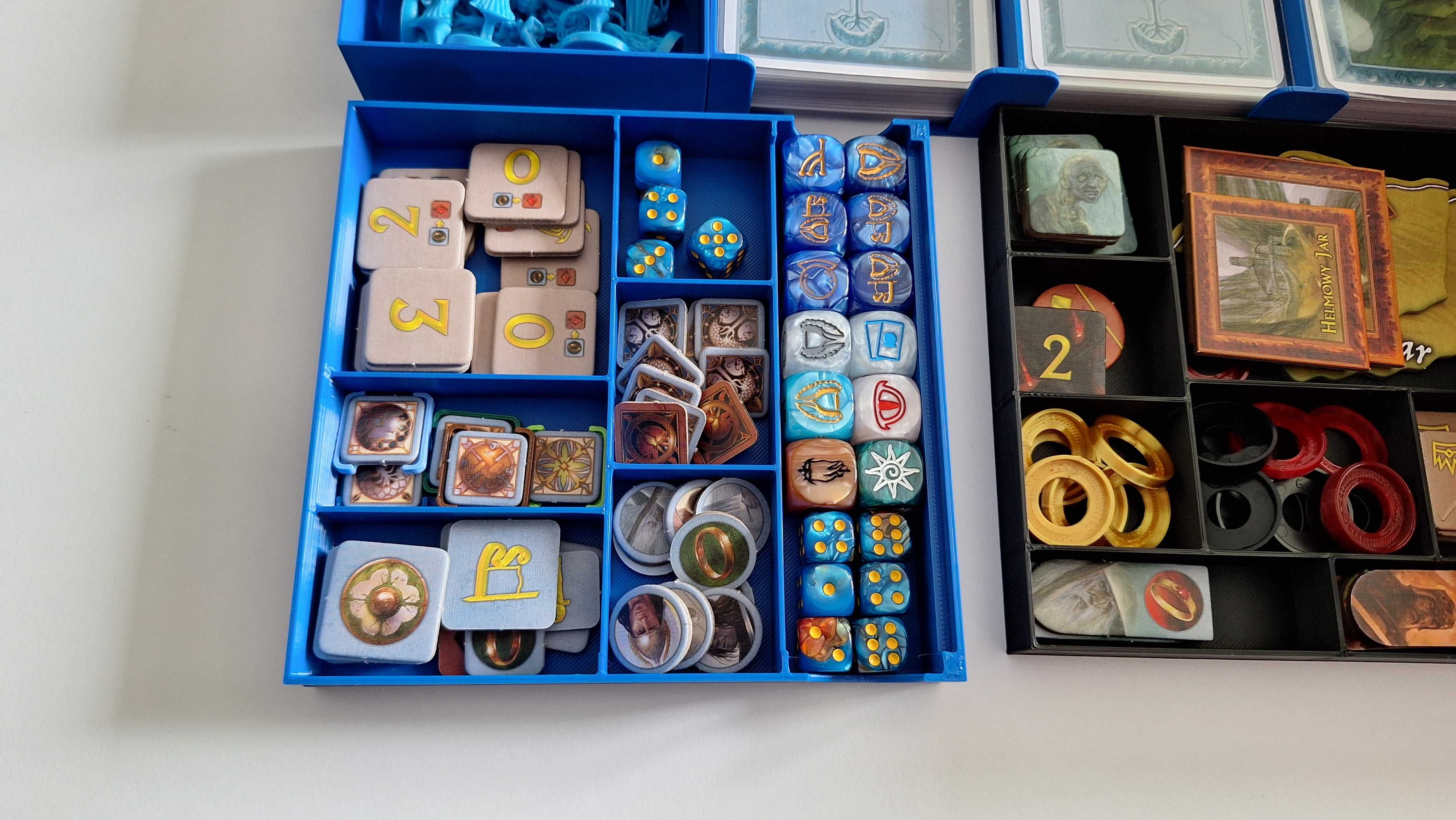 Wojna o pierścień insert pasujący do gry planszowej podstawa + dodatki