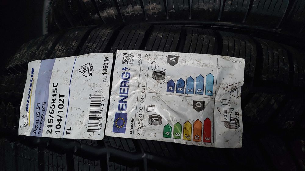 Opony zimowe MICHELIN 4x 215/65R15C Agilis 51 Snow-Ice 104/102 T NOWE