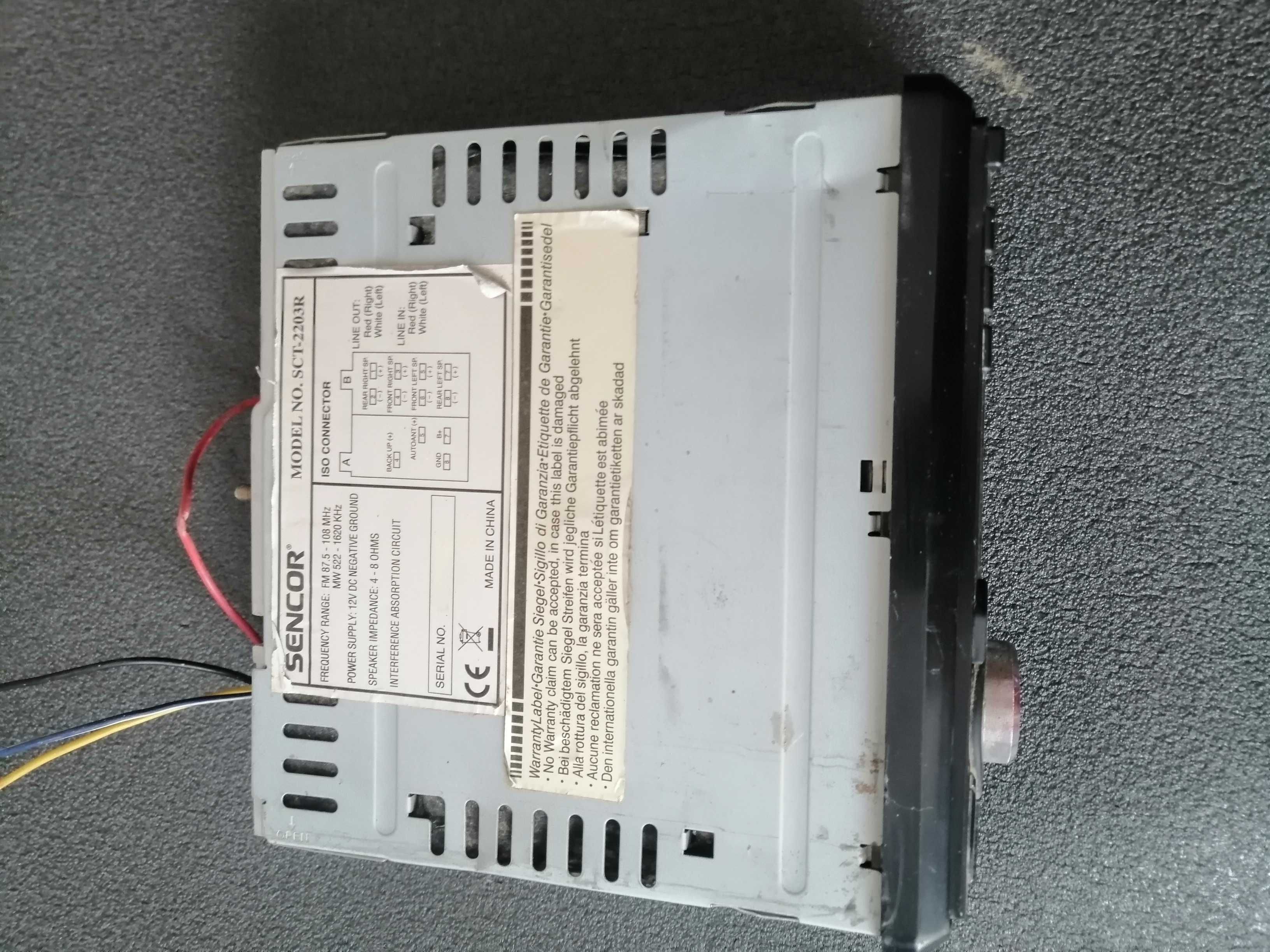 SENCOR Radio   SCT 2203R  , AM/FM RDS, 4 x 20 W, AUX in,