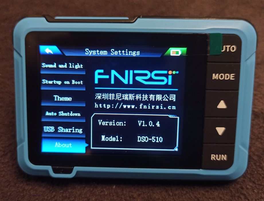 Oscyloskop 10MHz z generatorem FINIRSI DSO-510, NOWY!!!