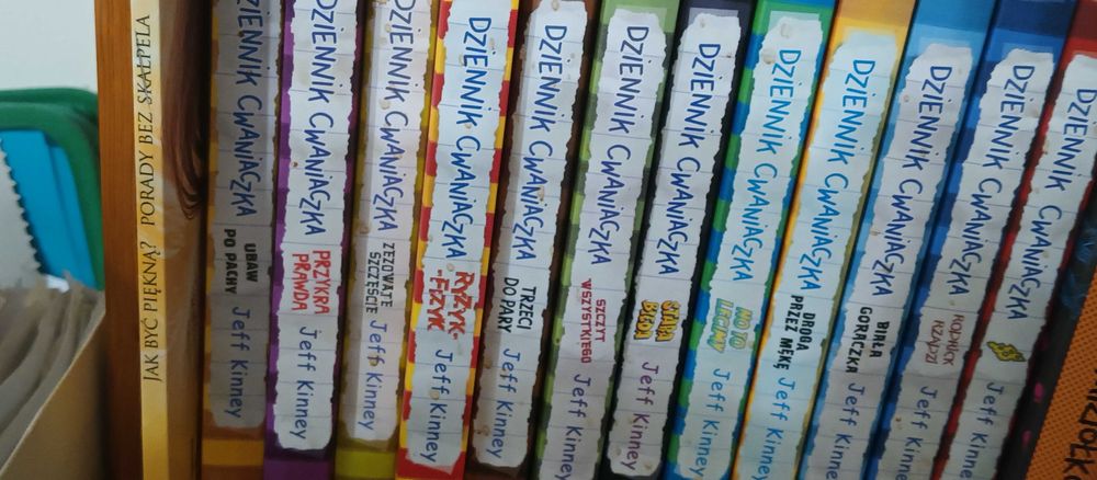 12x Dziennik Cwaniaczka Komplet Zestaw - Twarda oprawa Super cena