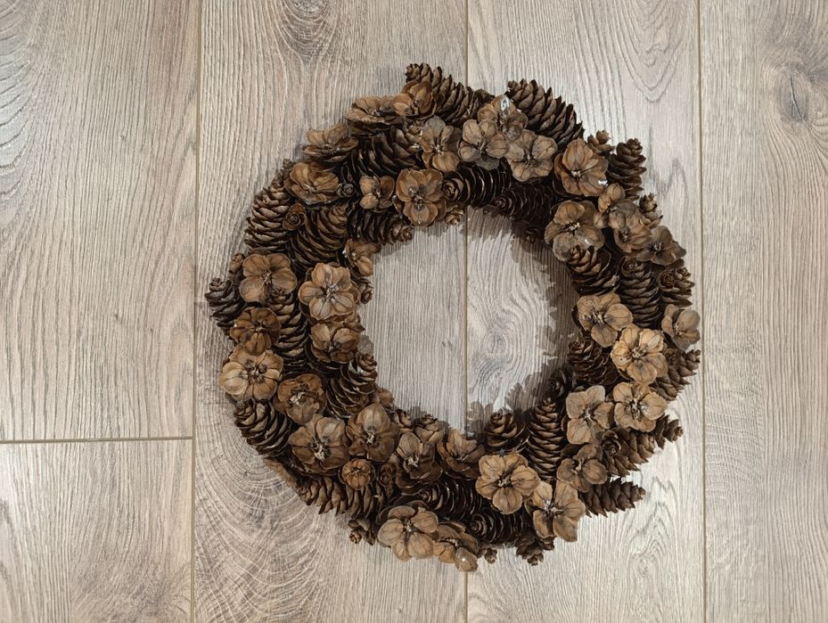 Coroa de Natal de Pinhas