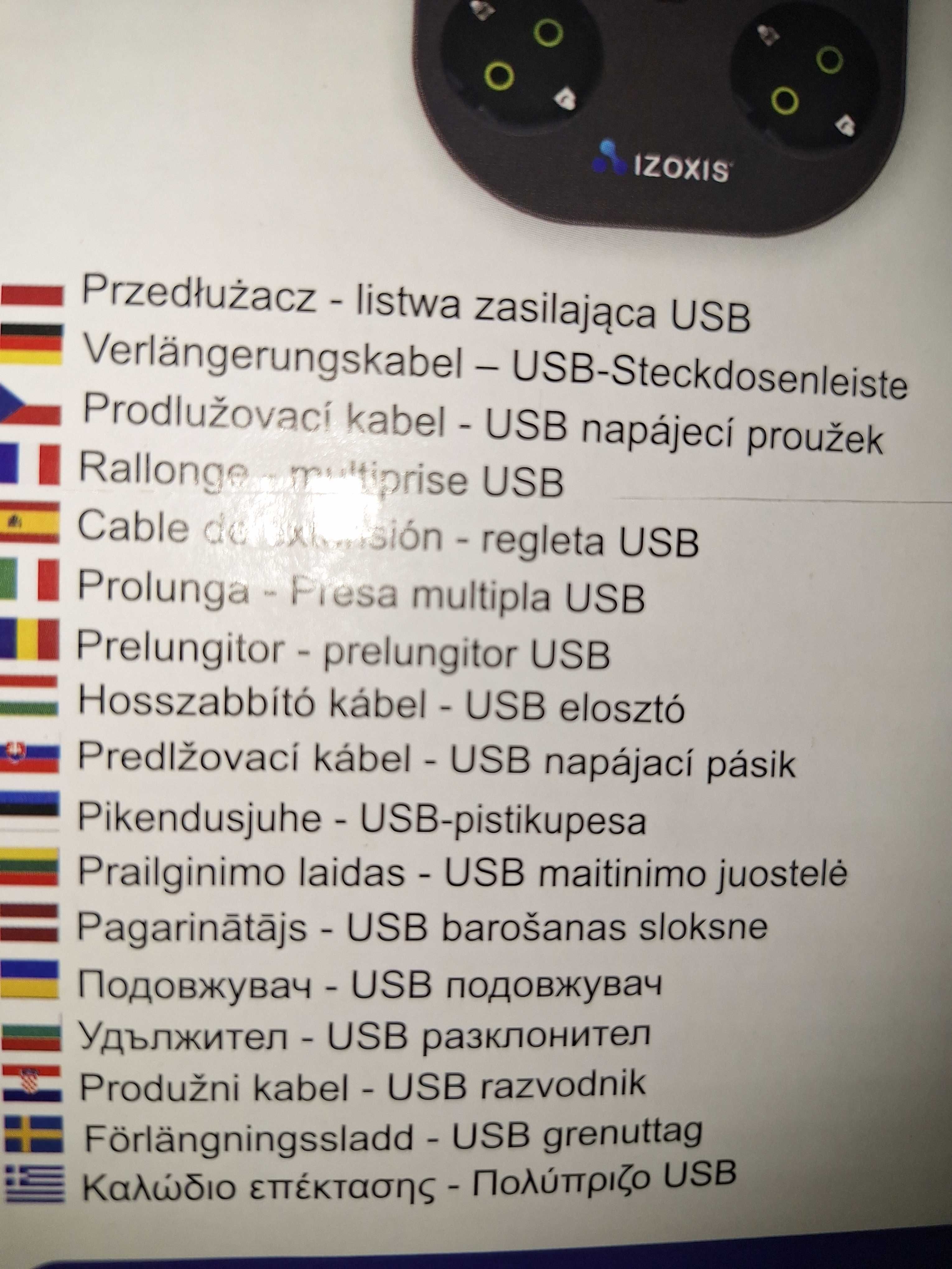 Przedłużacz, listwa ,ladowanie