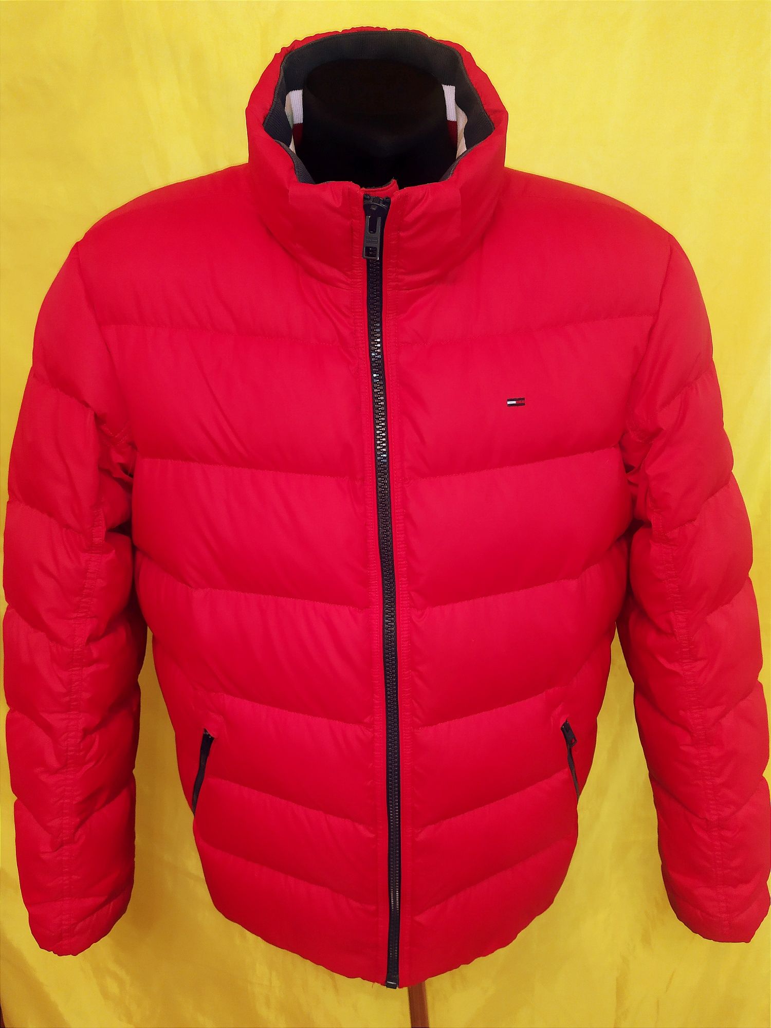 Пуховик Tommy Hilfiger, натур-ный пух, куртка евро зима, р.2XL, 54-56