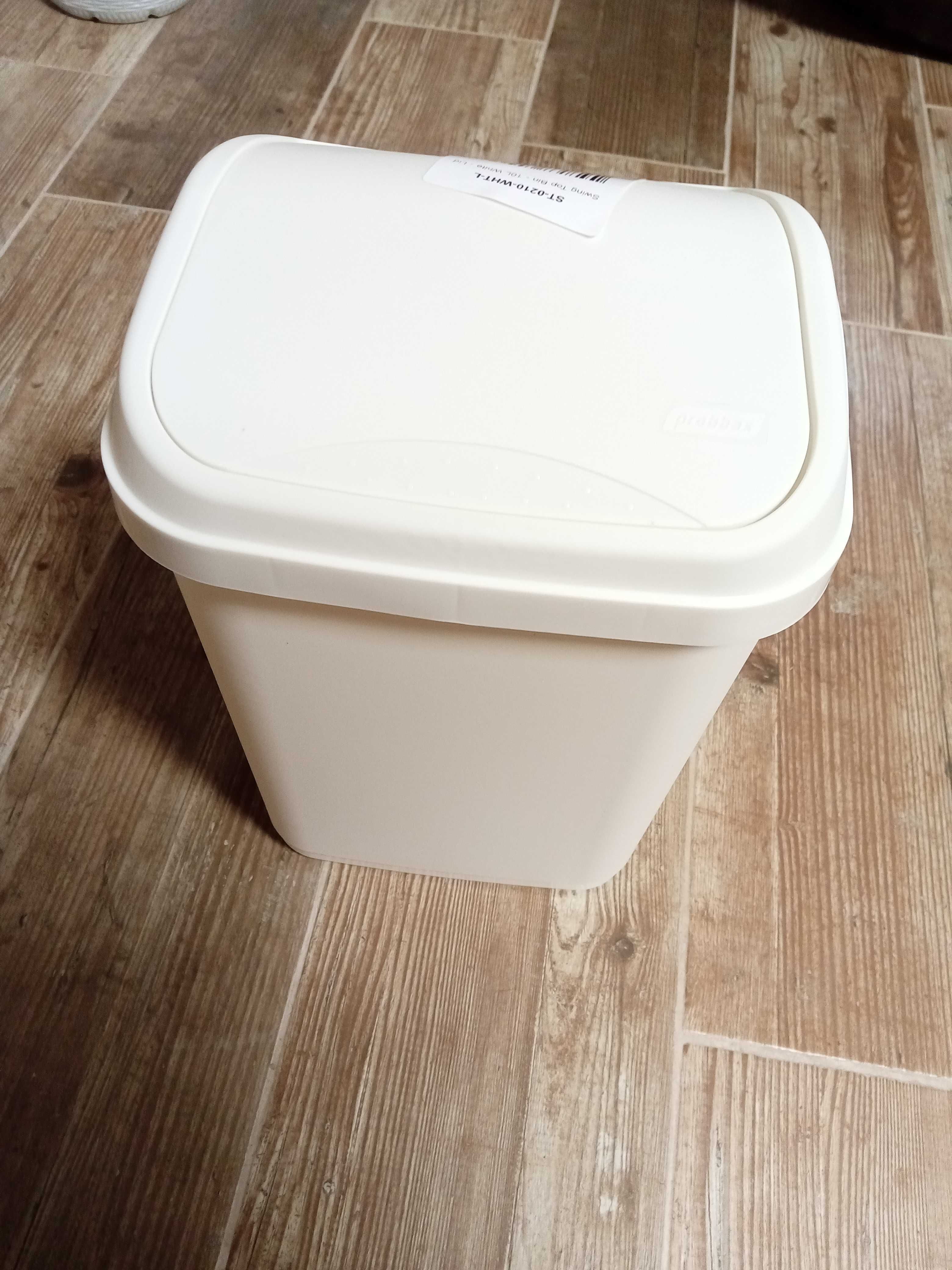 Papeleira com Tampa Basculante - 10L - Branco