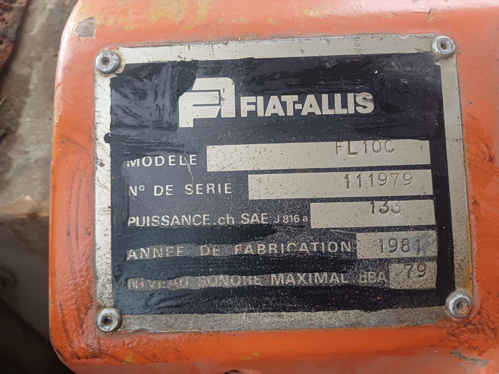 Ładowarka gąsienicowa fiat-allis FL10C części