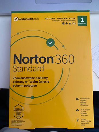 Oprogramowanie antywirusowe Norton360 standard WIN MAC IOS Android