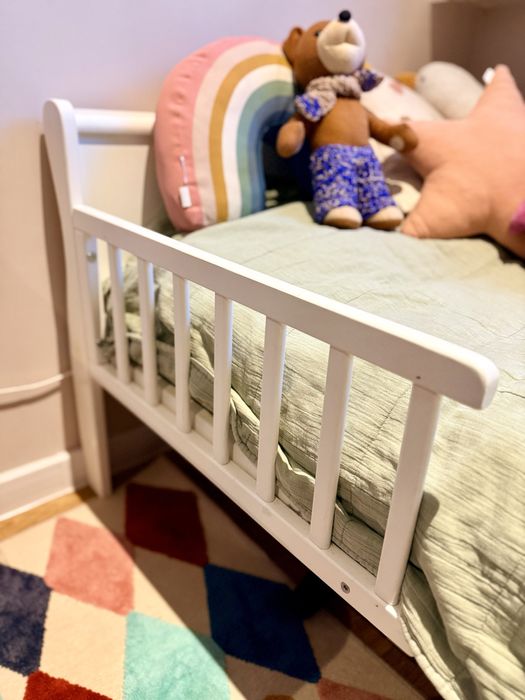 Łóżko dziecięce 160x80 Woodies z materacem