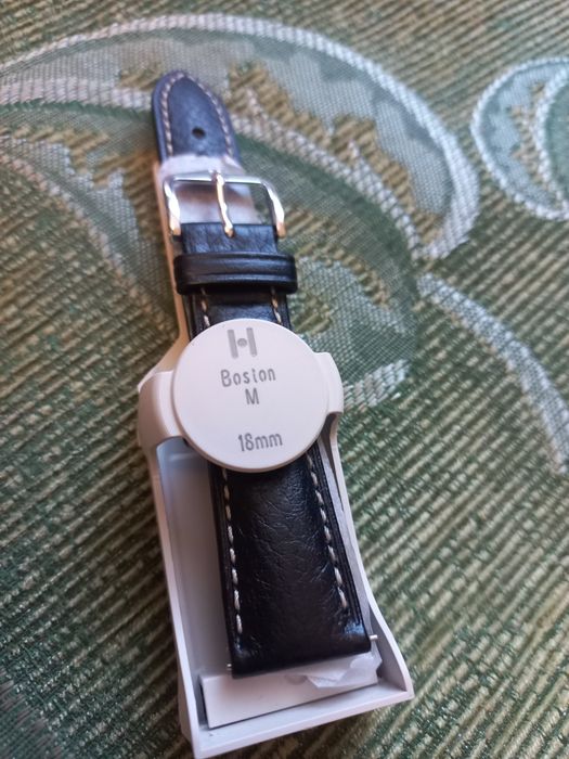 Шкіряний ремінець HIRSCH 18 мм (на годинник)