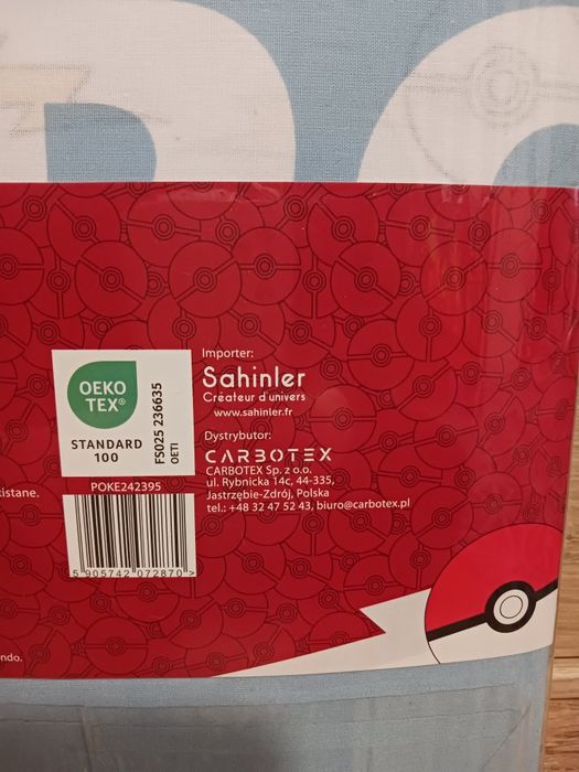 Pościel Pokémon Pikachu 160x200 + 70x80 / nowa