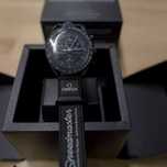 Zegarek Omega Swatch Czarny Snoopy SO33B700 - kolekcjonerski, sprawny