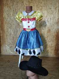 Карнавальный костюм ковбойши ковбой Джесси история игрушек
На 7-8 лет
