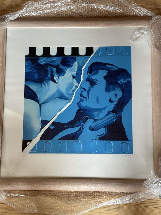 Serigrafia JACQUES MONORY 8/200 editada pelo Clube Portugues de Serigr