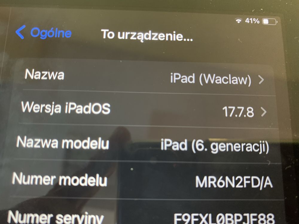 Ipad 6 cellular, dodatkowo etui