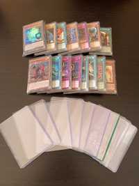 Yugioh 38 Cartas Foil + 401 Comuns + 134 Sleeves + 13 Toploader