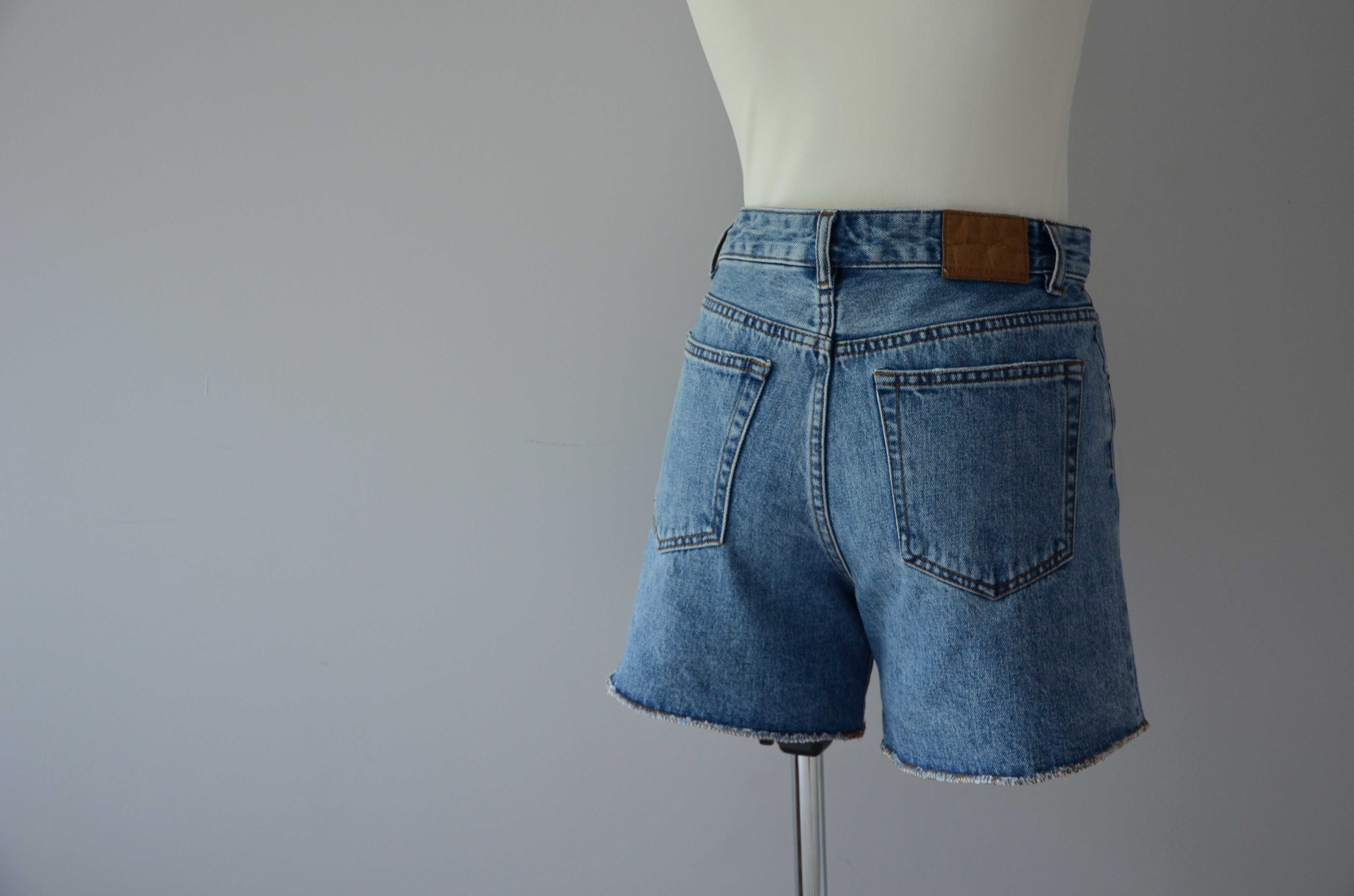 Pull & Bear jeansowe szorty krótkie spodenki bermudy denim 34 XS