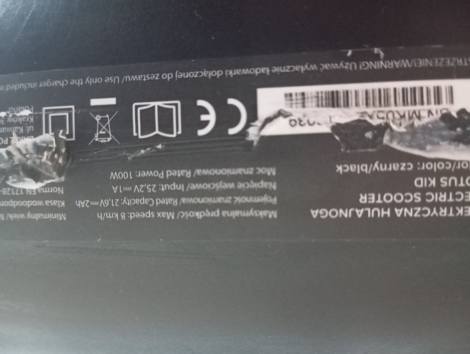 Hulajnoga elektryczna dla dzieci  Motus Kid