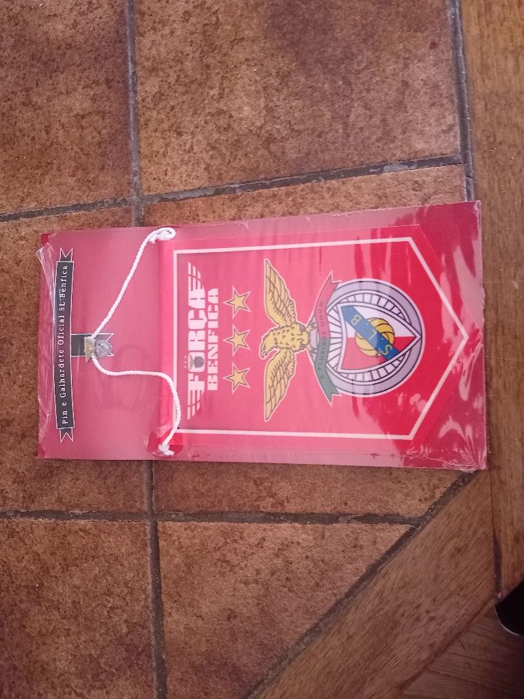 Pin e Galhardete oficial SL Benfica