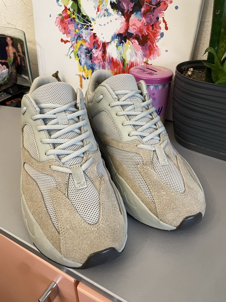 Adidas Yeezy Boost 700 “Salt” мужские кроссовки 46 размер спортивные