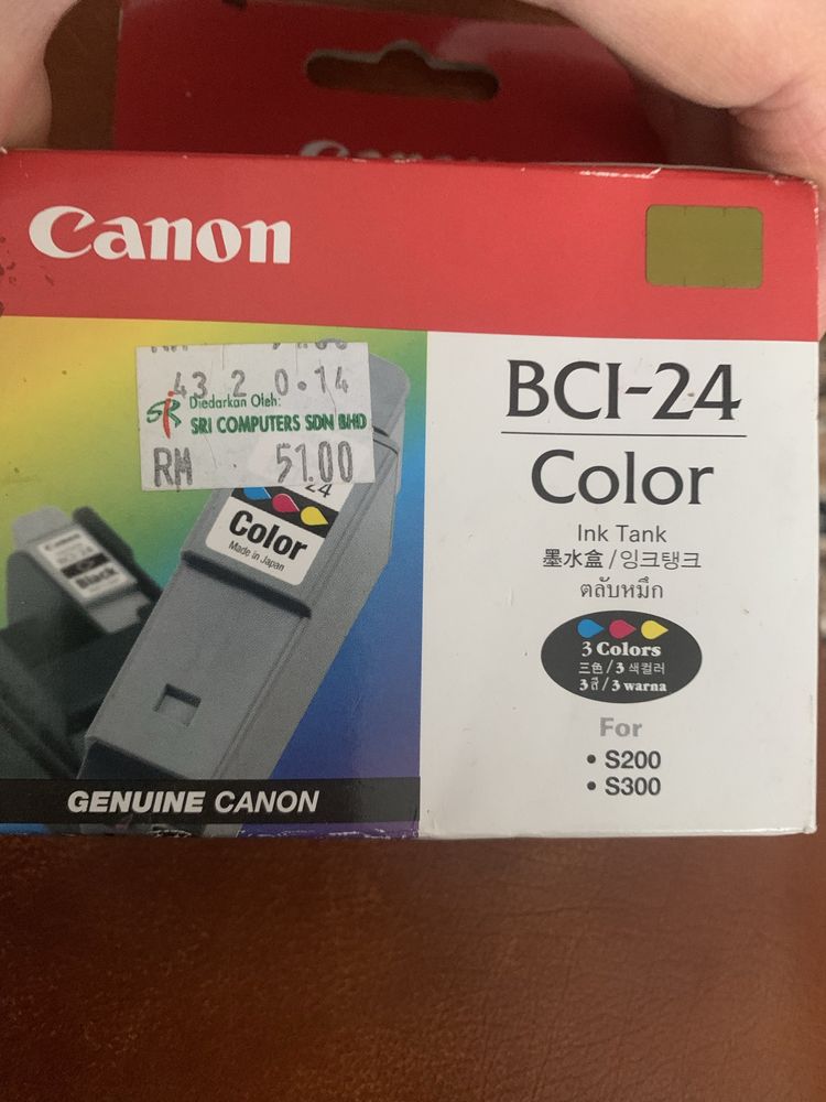 Оригінальний картридж canon bci-24 S200, S300, i320, imageClass MPC200