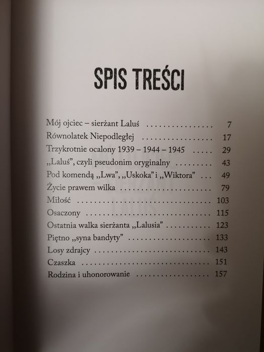 Żołnierze wyklęci Ślaski Mój ojciec Laluś Franczak