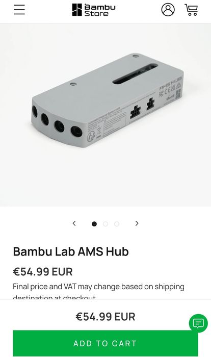 2 AMS + 2 hubs  Bambu Lab