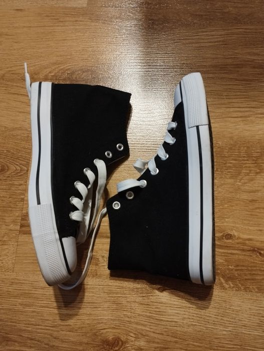 Czarne trampki damskie rozmiar 36