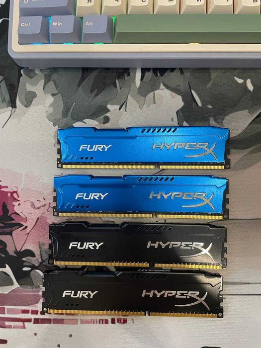 Оперативна пам'ять Kingston HyperX DDR3L 1866 8GB HX318C10F/4 (2x4GB).