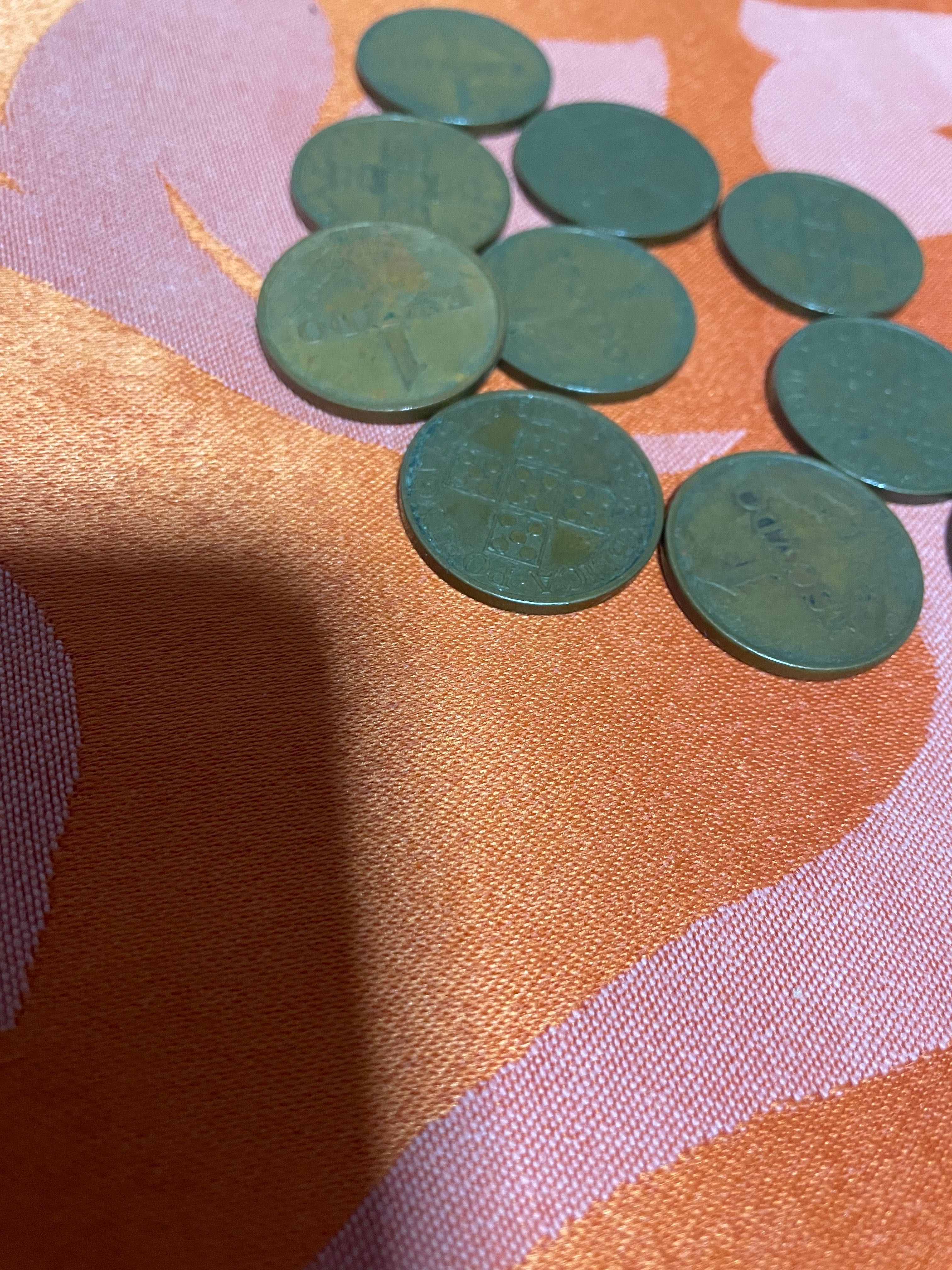 Moedas antigas escudos