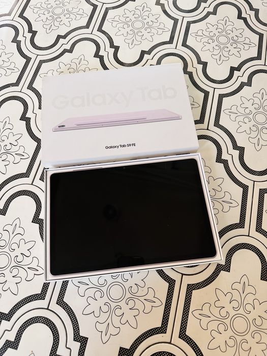 Samsung galaxy tab s9 fe lawendowy / fioletowy 128g idealnh