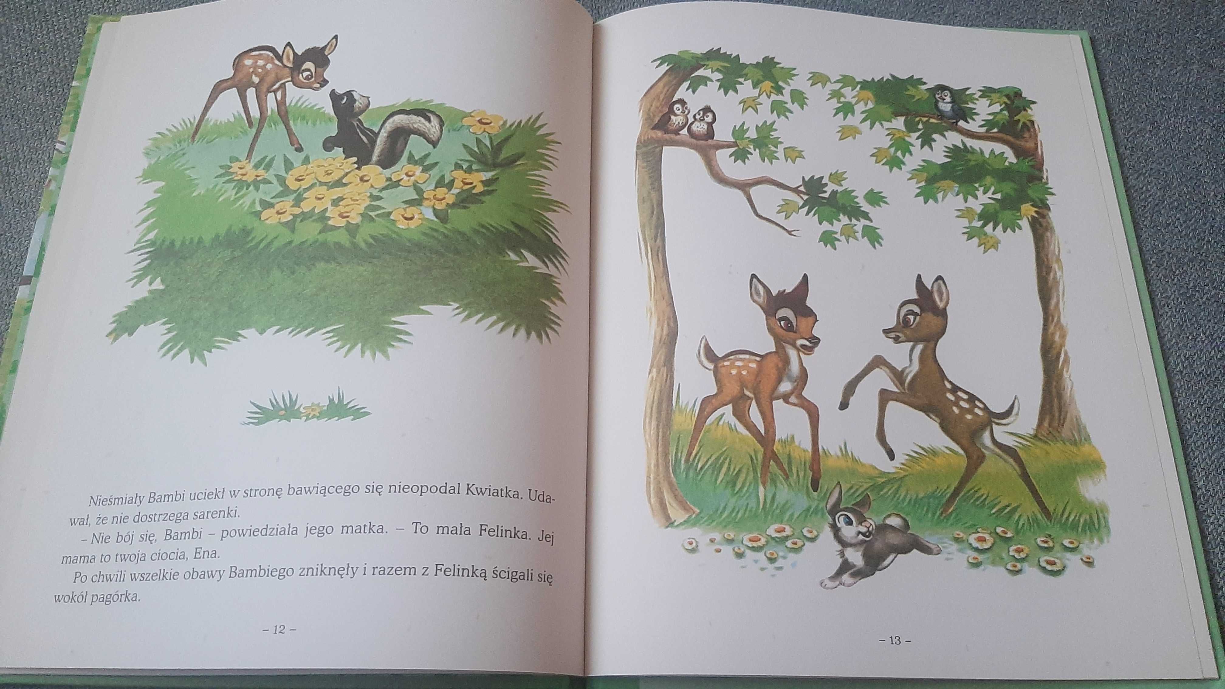 Bambi tradycyjne ilustracje w nowym wydaniu