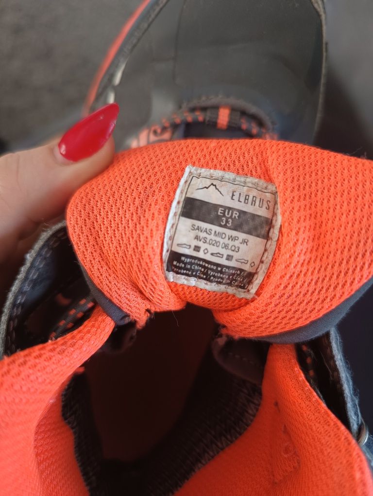 Buty Zimowe Górskie ELBRUS 33 rozmiar