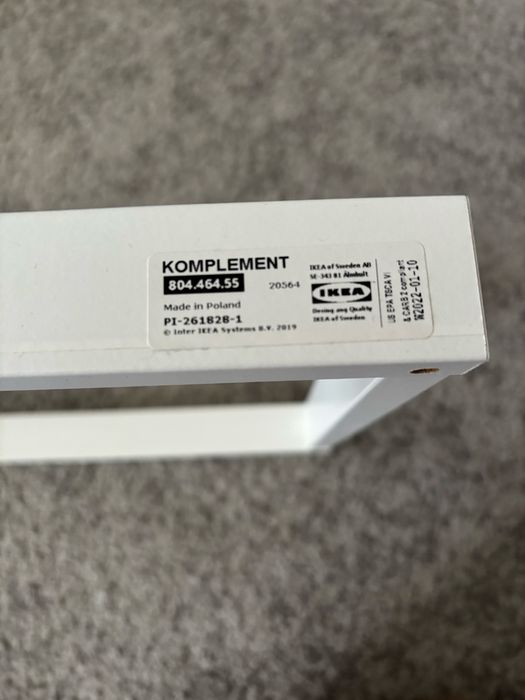 *SUPER OFERTA* Drążek na ubrania PAX Ikea 35x75 cm