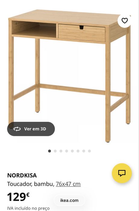 Vendo toucador Ikea bambu