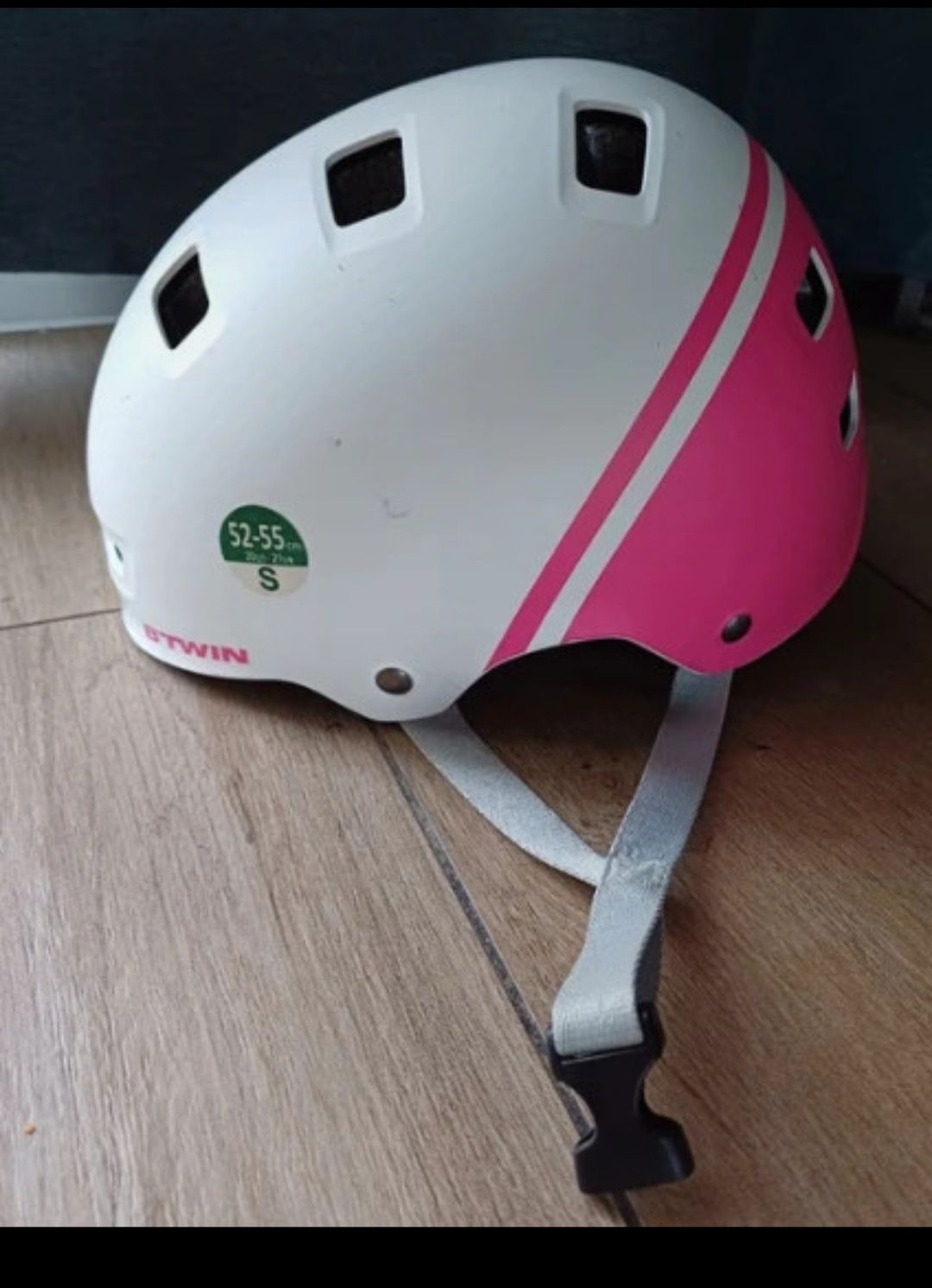 Kask btwin różowy