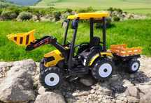 Traktor na akumulator Z Przyczepą 2 x 200W MEGA 24V/7Ah Traktor D68