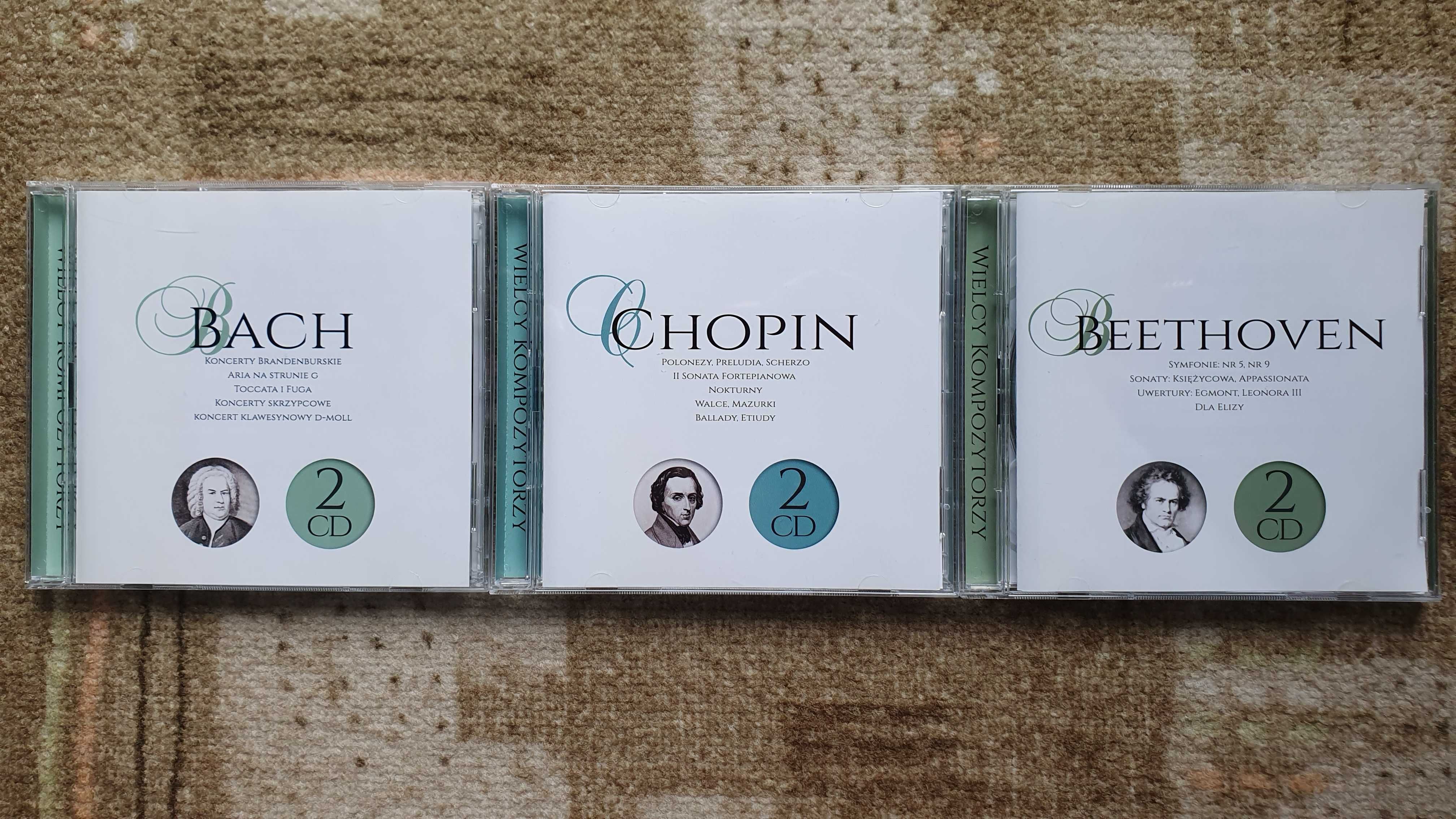 Wielcy Kompozytorzy: Chopin / Beethoven / Bach 6CD