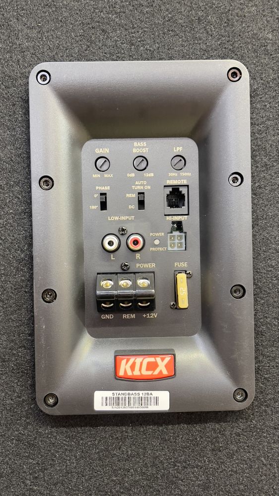 Активний сабвуфер Kicx STANDBASS 12BA/400-950 Вт!!! ПОТУЖНИЙ ЗВУК!